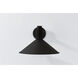 Elani 1 Light 10.5 inch Textured Black Exterior Wall Sconce